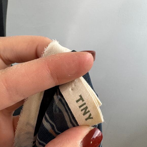 Anthropologie TINY Raye Pippa Top Printed Boat Neck Drop Shoulder Size Small S - Picture 4 of 6